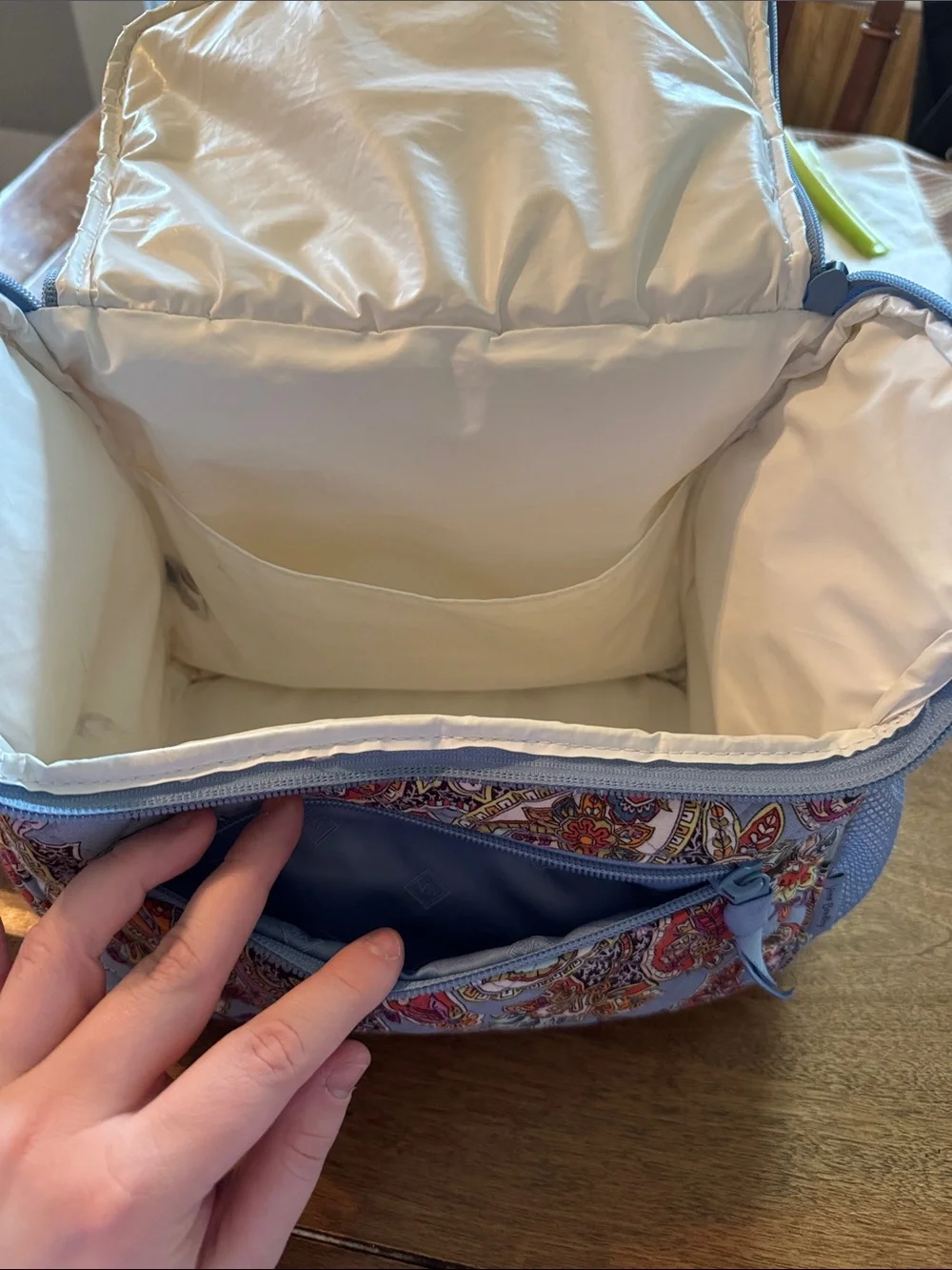 Vera Bradley backpack and lunch bag set